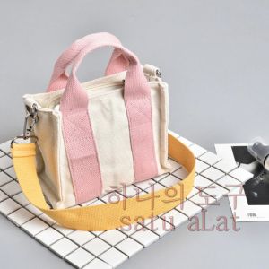 SATU ALAT Tas Selempang MIKASHA 100% Canvas Premium Tebal Tas Kanvas