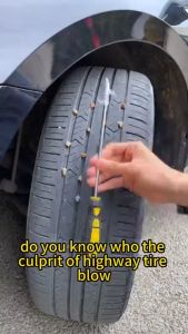 Portable Car Tire Stones Remover wheel Tread Slot Stone Remover Car Tire Cleaning Tool 2PCS