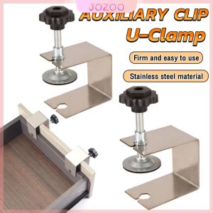 Jozoo Stainless Steel Drawer Panel Auxiliary Clip Drawer Fixing Clip U-Clamp
