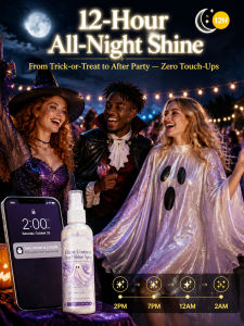 HFH Ghost Pearl Pearlescent Fabric Shimmer Spray Clothing Glitter Spray Long Lasting Quick Dry Sparkle Mist Party Costume Accessories