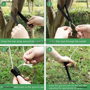[COD] jiameitan เข็มขัดกันลมสำหรับต้นไม้กันลมกันพายุเฮอริเคนสายรัดไนล่อนแบบตายตัวรองรับได้ดีเข็มขัดกิ่งไม้ใหม่ปลูกสวนอุปกรณ์เสริม