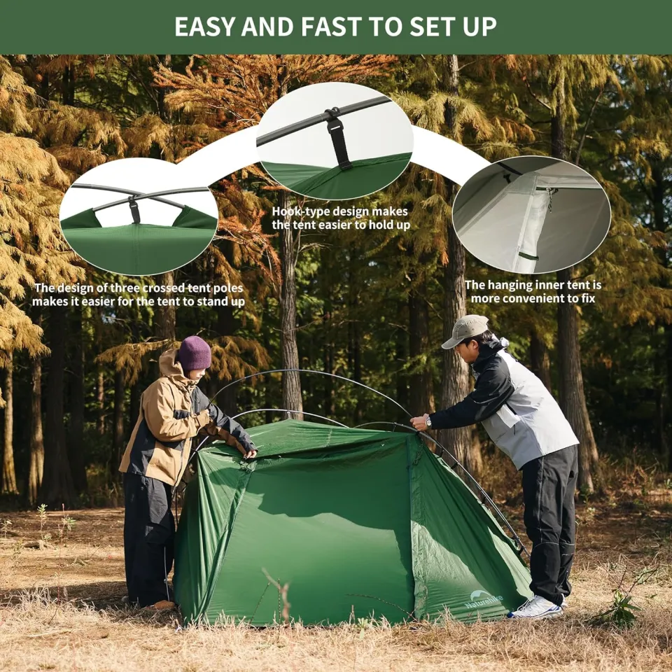 テント・タープ Naturehike Hillock6 Hillock Hiking Tent 2-people – Naturehike
