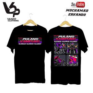 Vando Kaos Baju Lebaran Pulang Kampung Ramadhan Hari Raya Idul Fitri Cotton Combed 30s