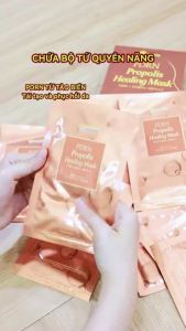 Mặt Nạ Cellive PDRN Propolis Healing Mask 10 Mask - Hỗ Trợ Phục Hồi Với Chiết Xuất Tảo Biển Keo Ong - NGOC RUBY BEAUTY