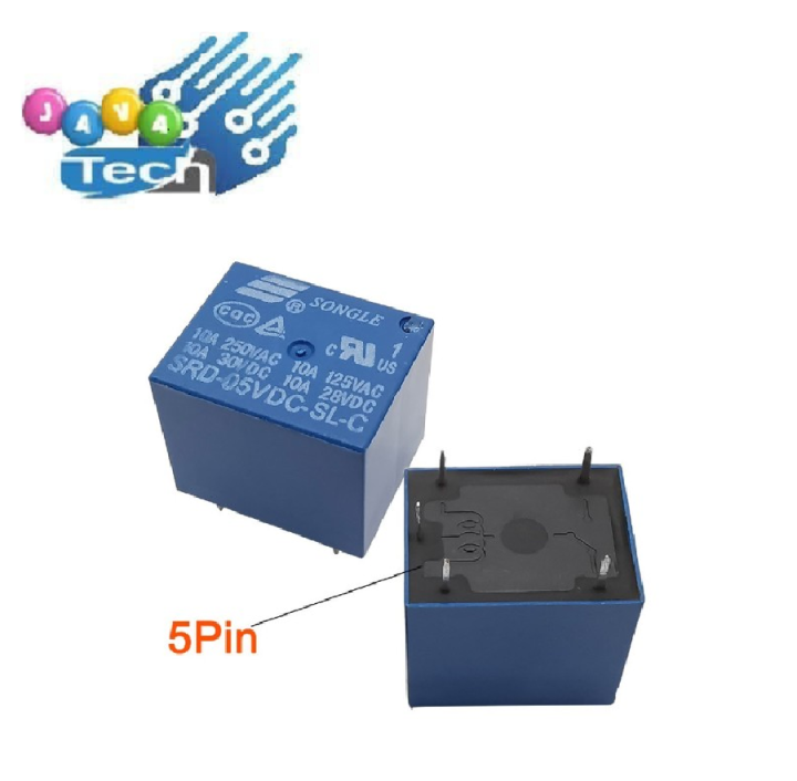 Relay 5 Kaki SRD 05V 12V 24V DC 10A Lazada Indonesia