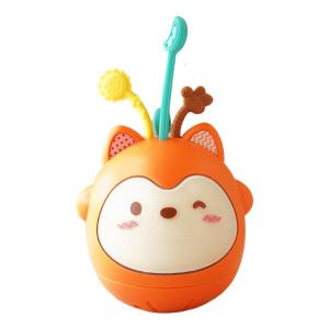 Infant Wobble Wobble Toy With Soothing Music and Soft Light For Cognitive Growth Safe Teething Toy for Babies Toddler