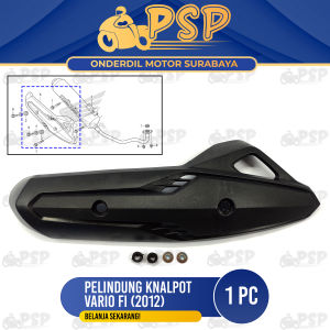 Pelindung Knalpot Vario 125 Lama - Cover Tutup Penutup Tameng Pengaman Panas Exhaust Kenalpot