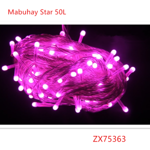 【Original】Mabuhay Star Water Proof Christmas Light 50L 9V Super Bright Roundhead LED Party Light 4meters Safety Certified