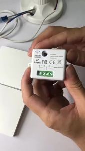 (HD1)Wireless ON OFF Switch RF433 Module Remote ControlRelay Receiver Light Switch 1/2/3 Gang for Bulb Chandelier