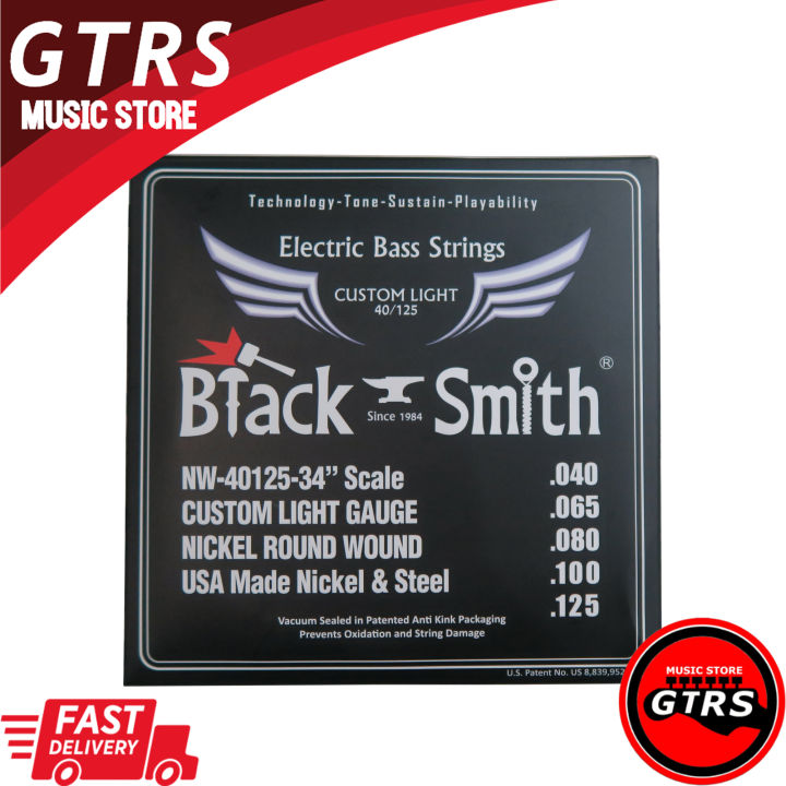 Blacksmith 5String Bass Nickel Round Wound Custom Light Bass Guitar String Lazada PH