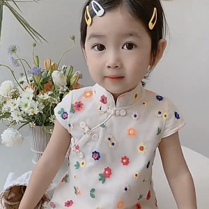 kyiibaby Summer preppy fashion Little Girl New girls summer dress children skirt thin kybb046
