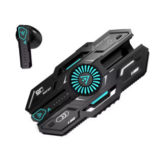 Mech TWS Bluetooth Earphone Gaming Headset Illusory Color Light Wireless Ear Hook Style Earphones
