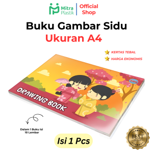 Buku Gambar Sidu A4 isi 10 lembar Sinar Dunia Drawing Book Kecil