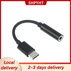 [COD] SHPYHT Local delivery Ship within 24 hours Type-C to 3.5mm AUX Jack Earphone Audio Adapter Audio Splitter USB-C Converter Headphone Adaptor