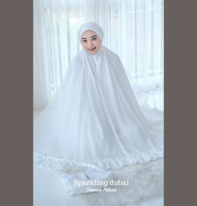 Mukena Dewasa Mukena Sparkling Dubai Mewah by Dalanova Jumbo Ekonomis