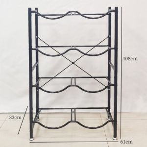 3/4/5/6/8/10 Bottles Water Gallon Rack Stand Thicken Water Jug Rack Stand Mineral Water Rack Stand Water Container Rack Stand Heavy Duty Water Dispenser Stand Rack Space Saver Organizer Household Office