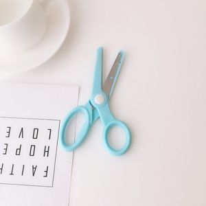 Kéo Cắt Giấy Thiết Kế An Toàn - Kéo Thủ Công Học Sinh -Lumbley