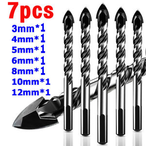 【Monqiqi 】ดอกสว่านคาร์ไบ 12pcs ดอกสว่าน ดอกเจาะอเนกประสงค์ ชุด12ดอก ดอกสว่านเจาะเหล็ก ชุดดอกสว่าน12pcs 3mm~16mm อเนกประสงค์เจาะปูน เจาะกระเบื้อง เซรามิก เจาะไม้ เจาะกระ ดอกสว่านเจะปูน ดอกสว่านเจาะกระจก ดอกสว่านเหล็ก
