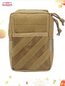 LZD  Military Fans molle Tactical Small Waist Bag Outdoor Sports Running Messenger Phone Bag   Mountaineering Mesh Zipper Pannier Bag