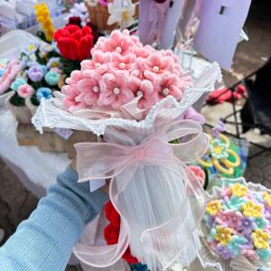 Bouquet Bunga daisy | flower Handmade | bunga Kawat Bulu Premium | buket kawat bulu GIFT WEDDING ULANG TAHUN WISUDA