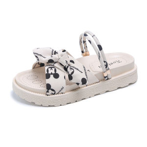 [Free Shipping] Two-Wear Sandals For Women Summer Outdoor Wear 2026 New Style Paired With Skirts Thick-Soled Student Beach Flat Sandals Trendy