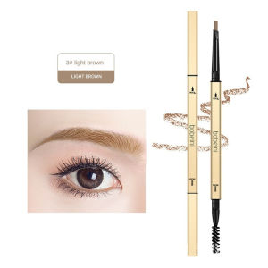 JIANGZHIB 💗Delivery Within 72 Hours💗Bobeini Internet Celebrity Same Small Gold Chopsticks Eyebrow Pen Double Headed Brush Automatic Waterproof And Sweatproof Durable Small Gold Bar Eyebrow Pen
