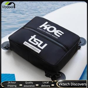 【Vodool】 Oxford Kayak Paddle Board Deck Bag Sealed Zipper Portable Food Storage Bag Lightweight with Fixing Buckle Kayak Accessories