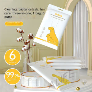 SG Stock Pet-free Gloves Pet Wipes Butt Wipes Cats and Dogs a pack of 6 pieces
