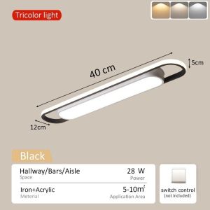 Nordic Chandelier Ceiling Lights Corridor Lamp Strip LED Lights Cieling Lamps for Bedroom Nordic Living Room Lights