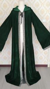 Buổi biểu diễn Halloween của Thần Chết. cosplay Áo choàng 4 Áo choàng nhung vàng in màu