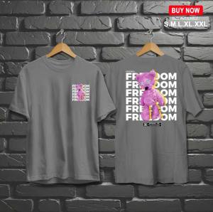 KAOS DISTRO | BAJU FREEDOOMM VIRAL | COCOK UNTUK PRIA DAN WANITA