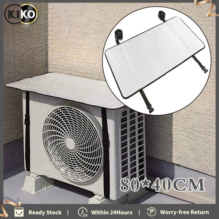 Outdoor Unit AirCon Cover Conditioner Waterproof Dust Cover Aluminum Foil Air Conditioner Sun