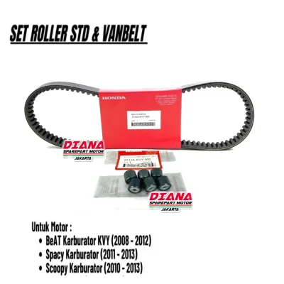 Vanbelt + Roller 6pc Beat karbu - Spacy karbu - Scoopy karbu KVY