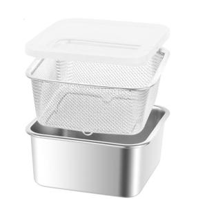 Hộp lưu trữ nhà bếp đa chức năng có thiết kế chống rò rỉ lý tưởng cho rau quả và thực phẩm chiên