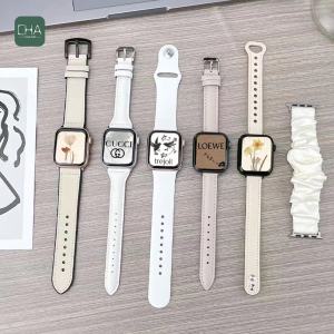 สายนาฬิกา for I watch series 11 10 9 8 7 Se 6 5 4 3 2 1 สายลายๆเเบบ ขนาด 38-44-40-41-45-46-49มม สาย smart watch พร้อมส่ง