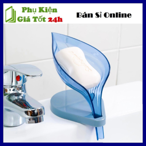 Đĩa Đựng Xà Phòng Hình Chiếc Lá Có Rãnh Thoát Nước - Khay Nhựa Đựng Xà Phòng Hình Lá Sen - Hộp Đựng Xà Phòng Chiếc Lá Kiểu Dáng Hàn Quốc - Kệ nhà tắm - Kệ để xà bông nhà vệ sinh