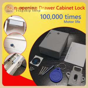 High-Tech Digital Lock with RFID IC Card for Cabinets and Home Furniture Secure Smart Lock in Satin Black