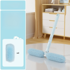 Electrostatic Dust Removal Feather Duster Double-headed Retractable Ceiling Dust Cleaning Tool