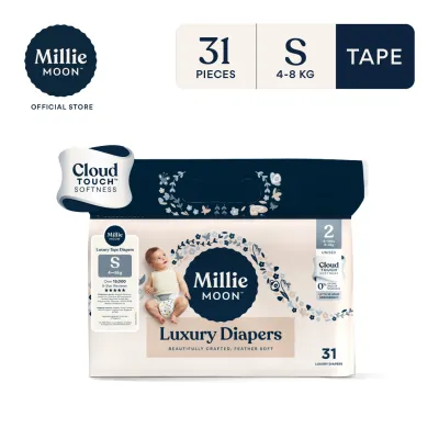 Millie Moon Luxury Tape Diaper 31s - Small