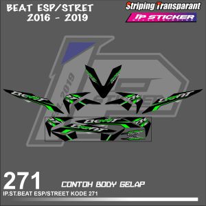 BEAT ESP/STREET 2016-2019 (COD) STIKER STRIPING MOTOR HONDA BEAT DELUXE 2021 HOLOGRAM DAN TRANSPARAN