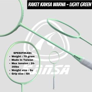 RAKET BULUTANGKIS KANSA WARNA 5U 24-35LBS FULL CARBON ORIGINAL
