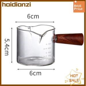 haidianzi 70 75ml Borosilicate Glass Measuring Cup With Double Spout And Closed Handle
