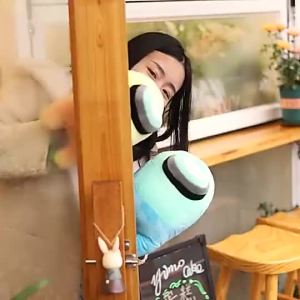 amongus Plush Toy Pendant Doll Space Werewolf Anime Game Peripheral Toy Trendy Play