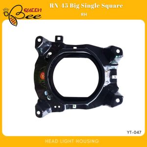 QUEENBEE Head Light Housing Single Square RN-45 RH/LH RECTANGULAR HEADLAMP 7" FOR JEEPNEY OWNER