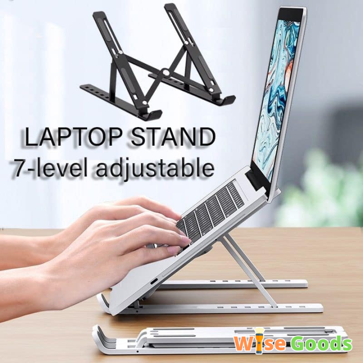 Laptop Stand Portable Adjustable Aluminum Desktop Ventilated Cooling