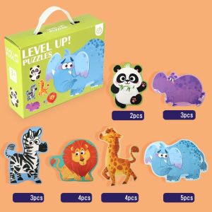 SKYJS Voi Bình ghép hình 3D Khối xây dựng Gấu trúc Trò chơi ghép hình bằng gỗ Sáng Tạo NGHỆ THUẬT 3D Ghép hình động vật hoạt hình Tân Gia