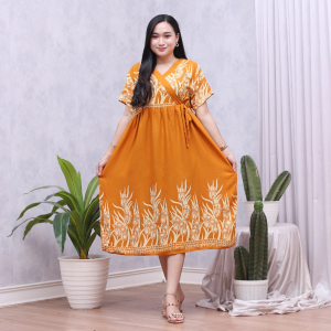 DASTER KIMONO / DASTER KEKINIAN BUSUI TALI SAMPING PANJANG SELUTUT BAHAN RAYON PREMIUM