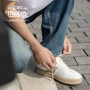 Maden Thương Hiệu Quần Áo Lao phiên bản cải tiến Phong Cách Thanh Niên Giày tập nam Lụa 2024 đế dày Mới Chiều Cao Tăng đệm giày Giản Dị đa năng cổ điển giày hợp thời trang