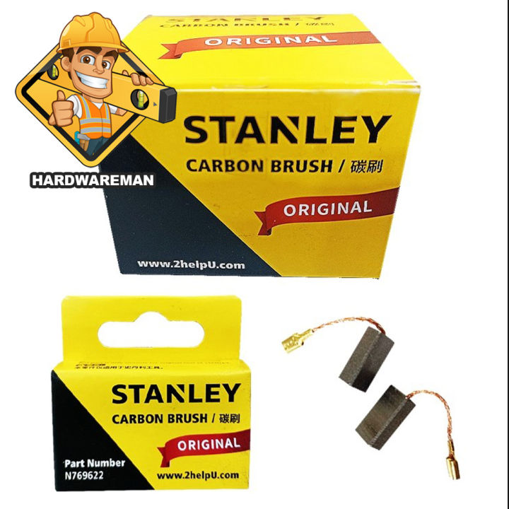 Stanley N769622 Carbon Brush Set Genuine Replacement Brushes for