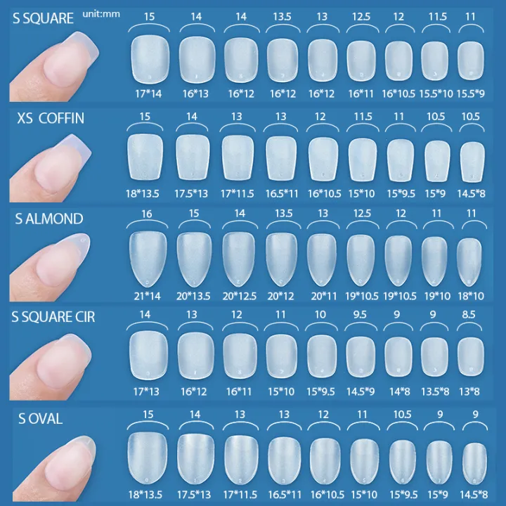 UR%20SUGAR%20300Pcs%20X%20XS%20Short%20Nail%20Tips%20Full%20Coverage%20Press%20on%20Nail%20Matte%20Fake%20nails%20for%20Flat%20Small%20Nail%20Bed%20Extension%20Tips%20Tool%20-%20Image%204